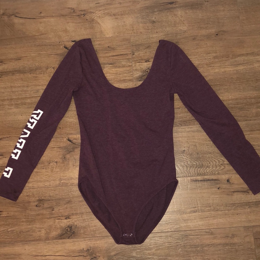 PINK Long Sleeve Bodysuit